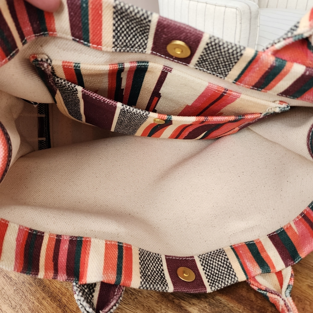 Vince Camuto oversized canvas tote - Picture 5 of 7